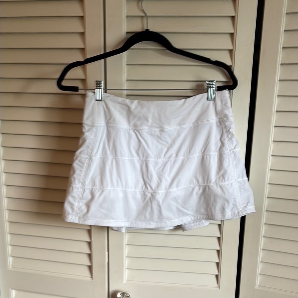 Lululemon White Athletic Tennis Skirt
